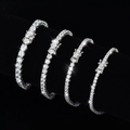 Moissanite Tennis Bracelet | 925 Silver, GRA Certified - SARAB JEWELRY