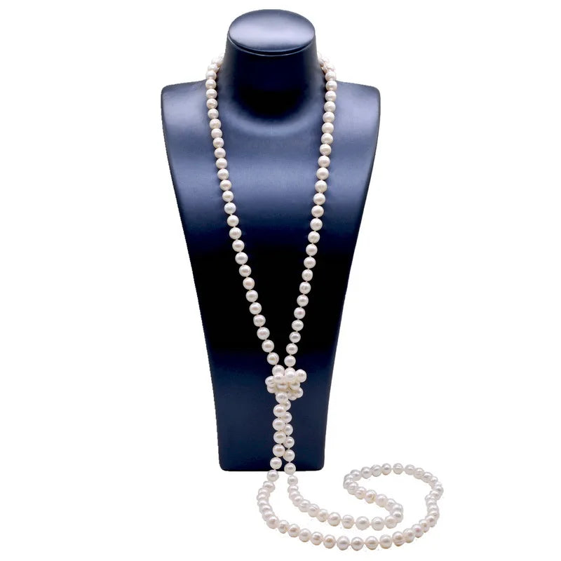 Long Freshwater Pearl Necklace | 120cm Layering Rope
