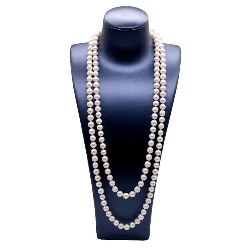 Long Freshwater Pearl Necklace | 120cm Layering Rope