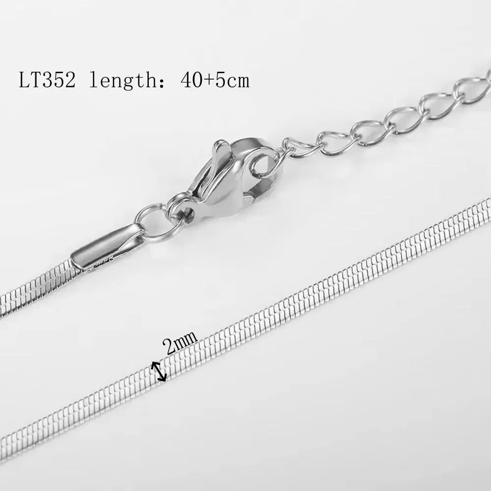 Gold & Silver Stainless Steel Chain Necklace | 45cm
