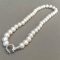 Freshwater Pearl Choker | 10-11mm Round Pearls, 17 inch