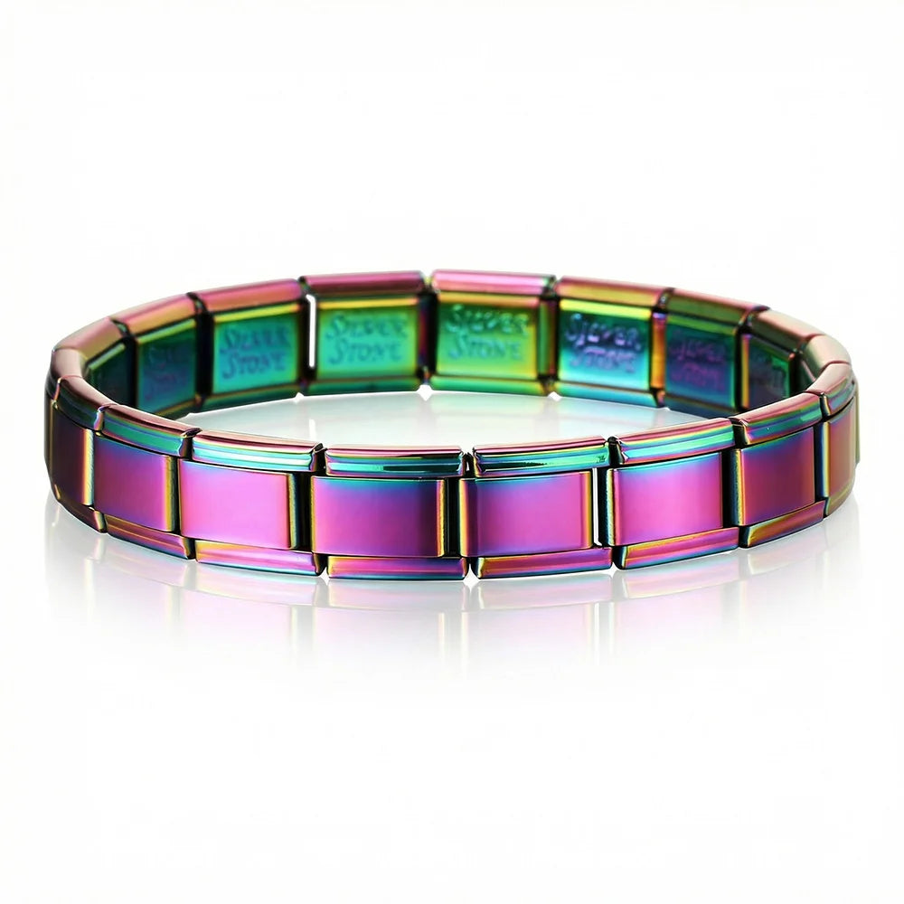 Italian Charm Link Bracelet | Stainless Steel