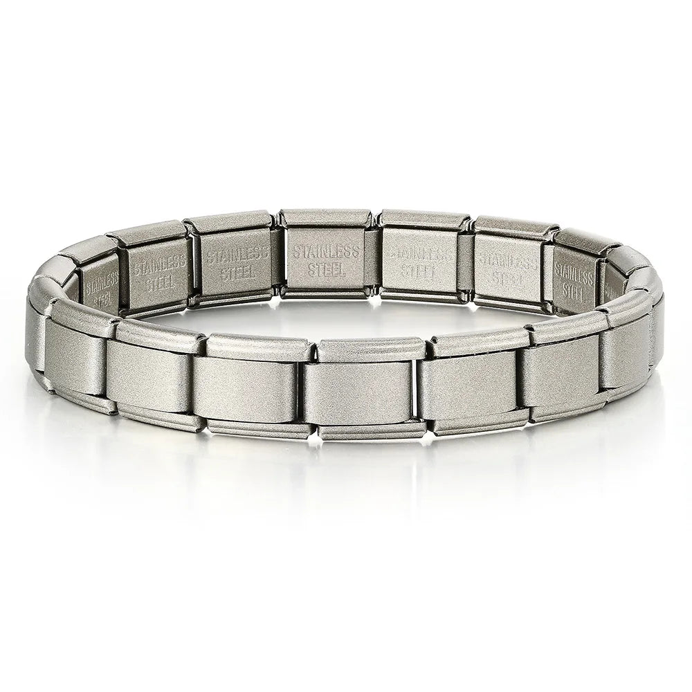 Italian Charm Link Bracelet | Stainless Steel
