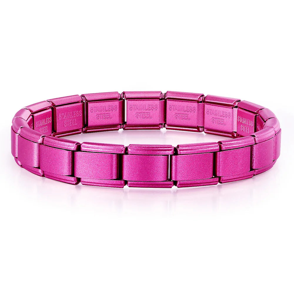 Italian Charm Link Bracelet | Stainless Steel