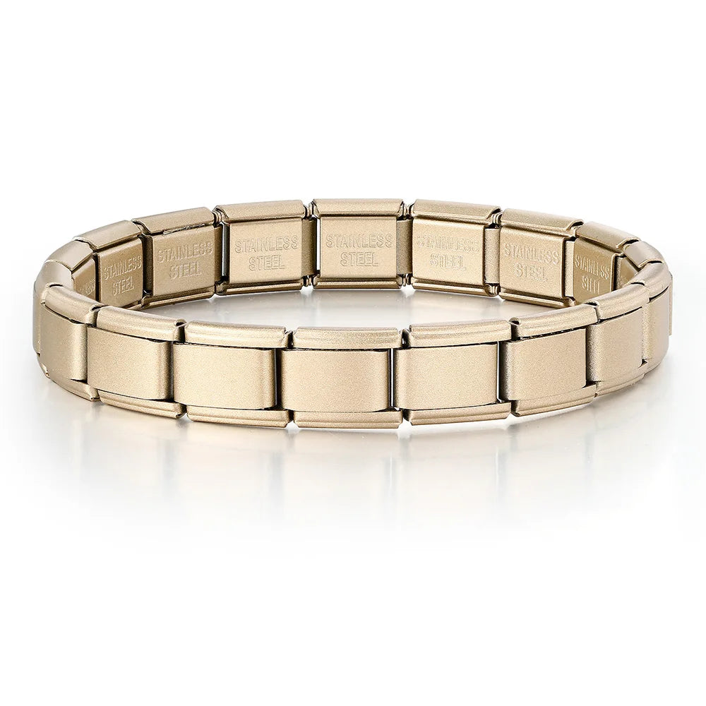 Italian Charm Link Bracelet | Stainless Steel
