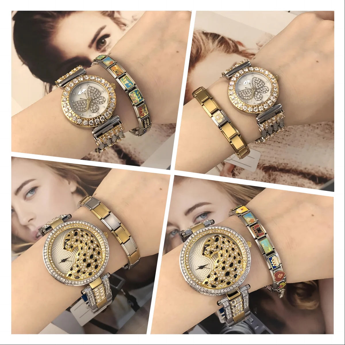 Italian Charm Link Bracelet | Stainless Steel
