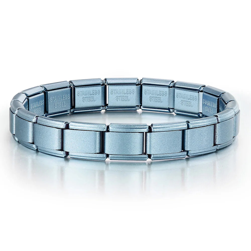 Italian Charm Link Bracelet | Stainless Steel