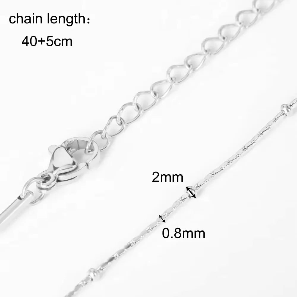 Gold & Silver Stainless Steel Chain Necklace | 45cm
