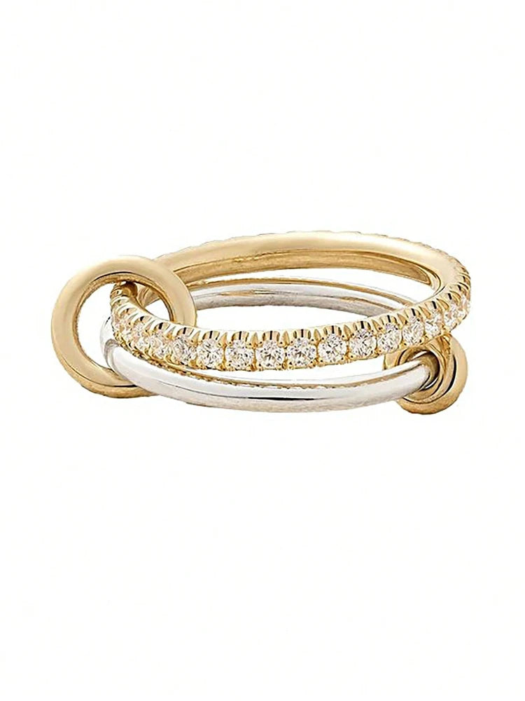 Multi-Layer Zircon Ring | 925 Sterling Silver