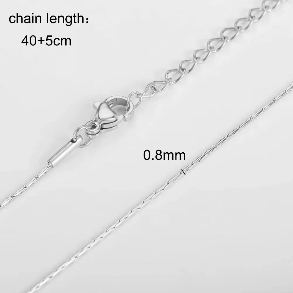 Gold & Silver Stainless Steel Chain Necklace | 45cm