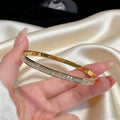 Gold-Plated Bangle Bracelet | Stainless Steel