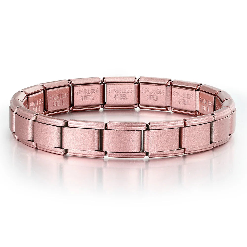 Italian Charm Link Bracelet | Stainless Steel