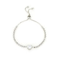 CZ Rhinestone Adjustable Chain Bracelet | 18K Gold-Plated