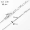 Gold & Silver Stainless Steel Chain Necklace | 45cm