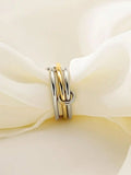 Multi-Layer Zircon Ring | 925 Sterling Silver