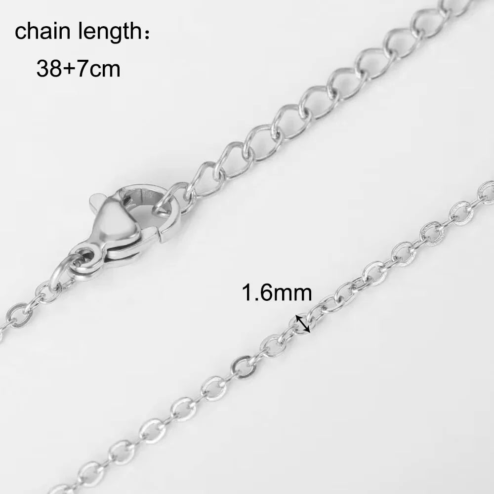 Gold & Silver Stainless Steel Chain Necklace | 45cm